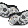 Mercedes w209 (03-08) LED lukturi, hromēti