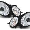 Mercedes w211 (06-08) LED lukturi, hromēti