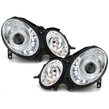 Mercedes w211 (02-06) LED lukturi, hromēti