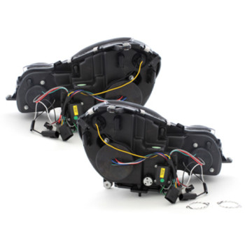 Mercedes w211 (02-06) LED xenon lukturi, hromēti