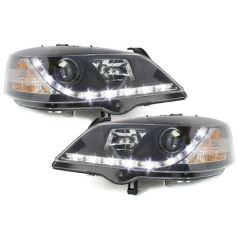 Opel Astra G (98-04) DRL lukturi, melni
