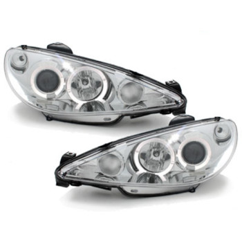 Peugeot 206 (98-06) lukturi, hromēti