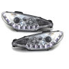 Peugeot 206 (98-06) LED lukturi, hrometi