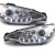 Peugeot 206 (98-06) DRL lukturi, hromēti