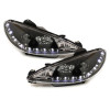 Peugeot 206 (98-06) LED lukturi, melni