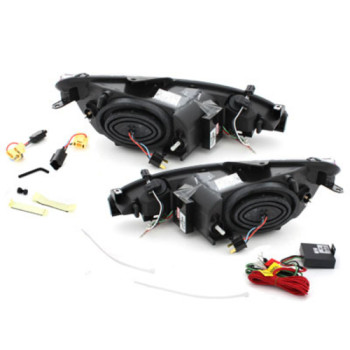 Peugeot 206 (98-06) DRL lukturi, hromēti