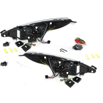 Peugeot 207 (06-10) DRL lukturi, hrometi