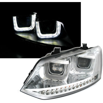 VW Polo 6R (09-) LED lukturi, hromēti