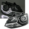 VW Polo 6R (09-) LED lukturi, melni 2
