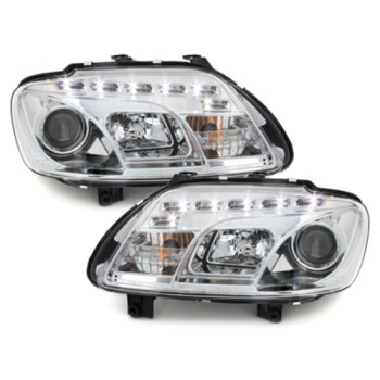 VW Touran (03-06) LED headlights, chrome