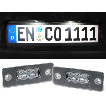 Audi A8 D3 (02-10) LED numurzīmes apgaismojums