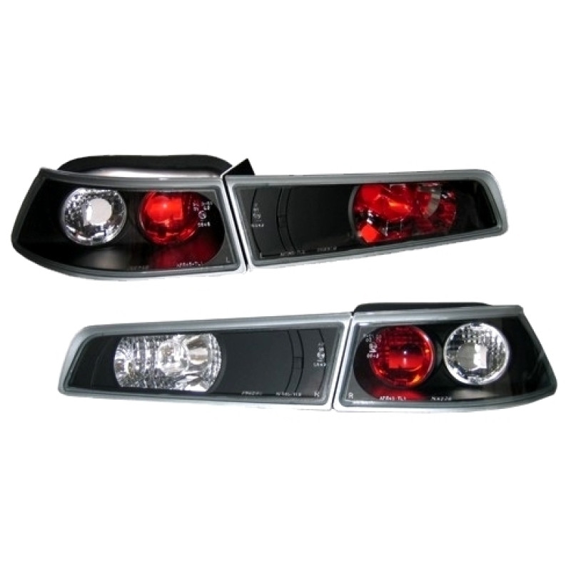 Alfa Romeo 145 (94-01) aizmugurējie lukturi, hromēti