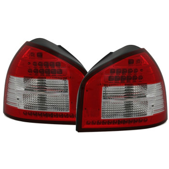 Audi A3 8L (96-03) LED aizmugurējie lukturi, красный/хрусталь 2