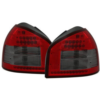 Audi A3 8L (96-03) LED aizmugurējie lukturi, sarkani/tonēti 2