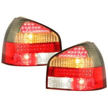 Audi A3 8L (96-03) LED aizmugurējie lukturi, sarkani/tonēti