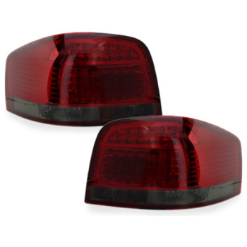 Audi A3 8P (03-09) LED aizmugurējie lukturi, sarkani/tonēti