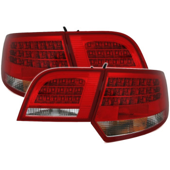 Audi A3 8P Sportback (04-08) LED aizmugurējie lukturi, sarkani/hromēti 3