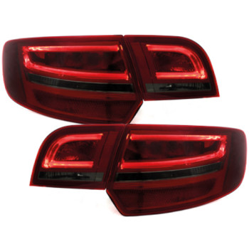 Audi A3 8P Sportback (04-08) LED aizmugurējie lukturi, sarkani/tonēti 2