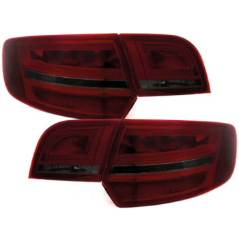 Audi A3 8P Sportback (04-08) LED aizmugurējie lukturi, sarkani/tonēti 2