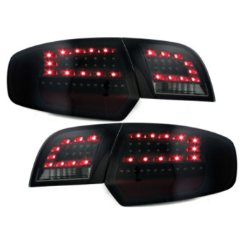 Audi A3 8P Sportback (04-08) LED aizmugurējie lukturi, melni/tonēti