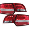 Audi A3 8P Sportback (04-08) LED aizmugurējie lukturi, sarkani/hromēti