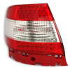Audi 80 B3 (86-91), 80 B4 Avant (91-95) tail lights, red/crystal