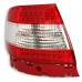 Audi A4 B5 (95-01) LED aizmugurējie lukturi, sarkani/hromēti