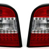 Audi A4 B5 Avant (95-01) LED aizmugurējie lukturi, sarkani/hromēti