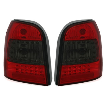 Audi A4 B5 Avant (95-01) LED aizmugurējie lukturi, sarkani/tonēti