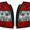 Audi A4 B6 Avant (01-04) LED aizmugurējie lukturi, sarkani/hromēti 2