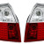Audi A4 B6 (01-04) LED aizmugurējie lukturi, sarkani/hromēti 2