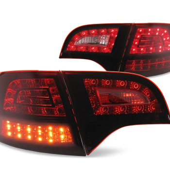 Audi A4 B7 Avant (05-08) LED aizmugurējie lukturi, sarkani 2