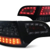 Audi A4 B7 Avant (05-08) LED aizmugurējie lukturi, melni/tonēti  2
