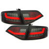Audi A4 B8 (07-10) LED aizmugurējie lukturi, melni/tonēti