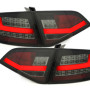 Audi A4 B8 (07-10) LED aizmugurējie lukturi, melni/tonēti