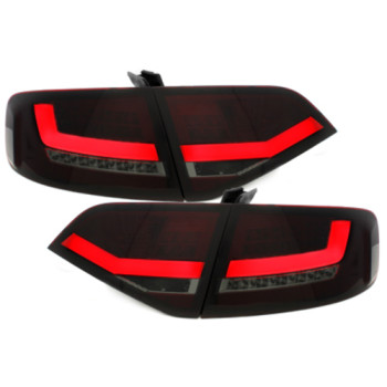 Audi A4 B8 (07-10) LED aizmugurējie lukturi, sarkani/tonēti