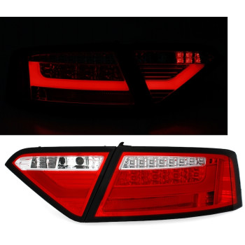 Audi A5 B8 (07-11) LED aizmugurējie lukturi, красный/хрусталь