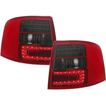 Audi A6 C5 Avant (97-05) LED aizmugurējie lukturi, sarkani/tonēti