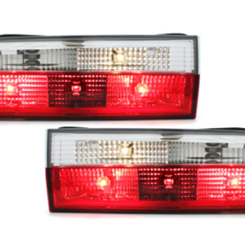 BMW e30 (83-87) aizmugurējie lukturi, sarkani/hromēti