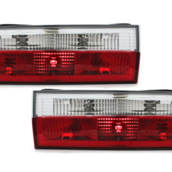 BMW e30 (83-87) aizmugurējie lukturi, sarkani/hromēti
