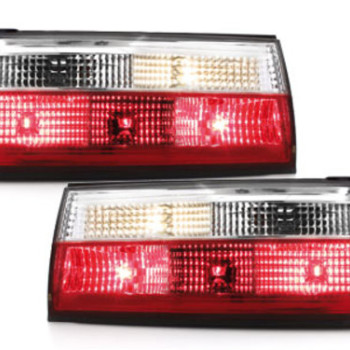 BMW e30 (87-90) aizmugurējie lukturi, sarkani/hromēti