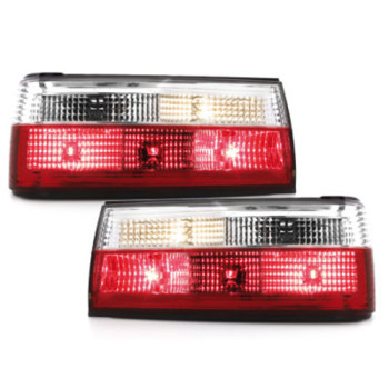 BMW e30 (87-90) aizmugurējie lukturi, sarkani/hromēti
