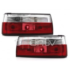 BMW e30 (87-90) aizmugurējie lukturi, sarkani/hromēti