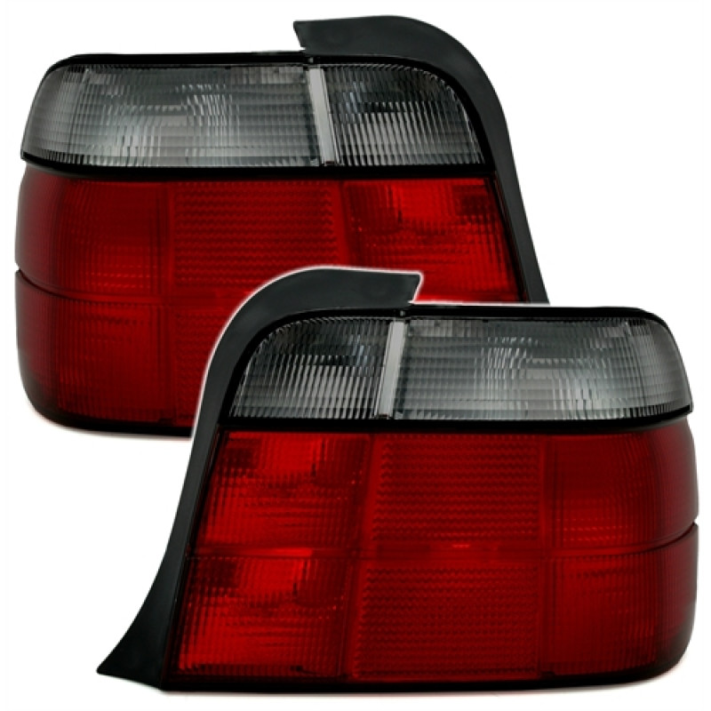 BMW e36 Compact (94-00) aizmugurējie lukturi, sarkani/tonēti