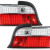 BMW e36 Coupe/Cabrio (92-99) LED sarkani/hromēti