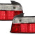 BMW e36 Sedan (91-98) LED sarkani/hromēti