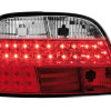 BMW e38 (94-01) LED aizmugurējie lukturi, sarkani/hromēti