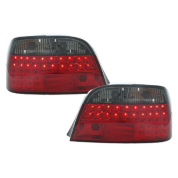 BMW e38 (94-01) LED aizmugurējie lukturi, sarkani/tonēti