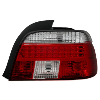 BMW e39 (95-03) LED aizmugurējie lukturi, sarkani/hromēti