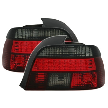 BMW e39 (95-03) LED aizmugurējie lukturi, sarkani/tonēti